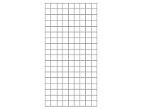 Gaaspaneel verzinkt - 90x180 cm - Maas 10x10 cm