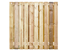 Tuinscherm Grenen - Geschaafd - 180x180 cm - 21 planks