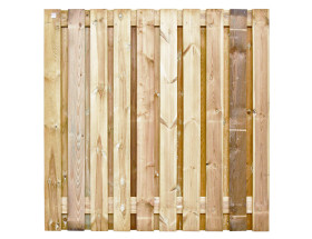 Tuinscherm Grenen - Geschaafd - 180x180 cm - 21 planks