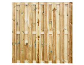 Tuinscherm Grenen - Geschaafd - 180x180 cm - 15 planks