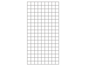 Gaaspaneel verzinkt - 90x180 cm - Maas 10x10 cm