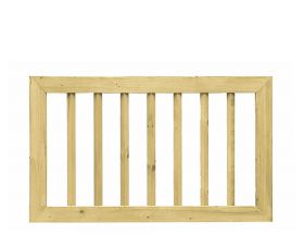 Loopdeur Vuren in kader - 60x100 cm