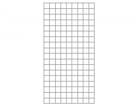 Gaaspaneel verzinkt - 90x180 cm - Maas 10x10 cm