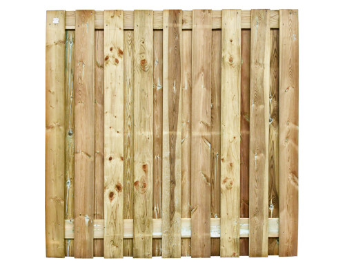 Tuinscherm Grenen - Geschaafd - 180x180 cm - 19 planks