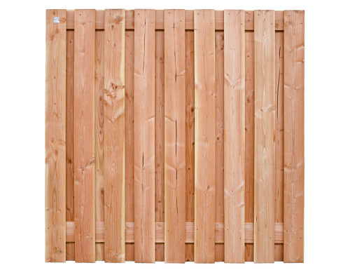 Tuinscherm Douglas - Ruw - 180x180 cm - 19 planks