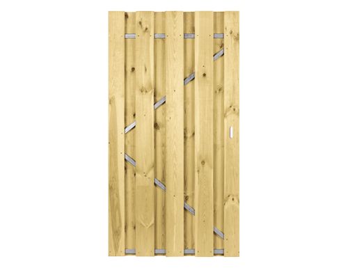 Loopdeur Grenen met frame - Geschaafd - 180x90 cm